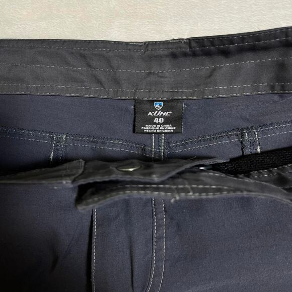 Kuhl Renegade Short Pants Men's 40 Performance Cargo Tech Dark Gray Gorp Outdoor - Picture 2 of 9